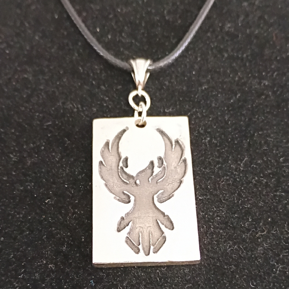 Silver Phoenix Pendant Necklace